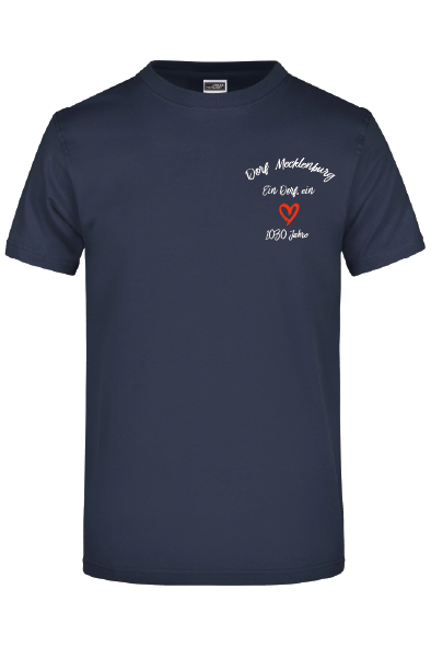 T-Shirt UNIsex "Ein Herz" Dorf Mecklenburg 1030 Jahre