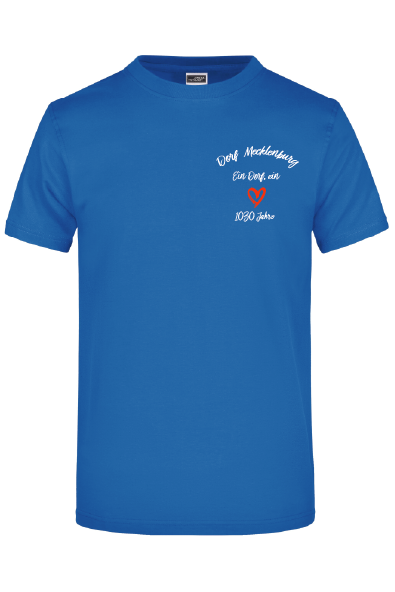 T-Shirt UNIsex "Ein Herz" Dorf Mecklenburg 1030 Jahre