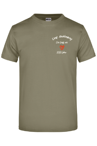 T-Shirt UNIsex "Ein Herz" Dorf Mecklenburg 1030 Jahre