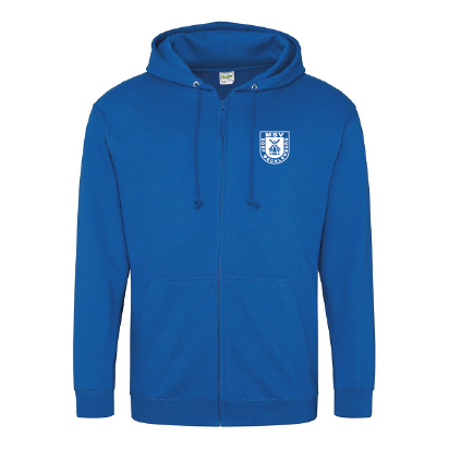 MSV Badminton Hoodie-Jacke in Königsblau