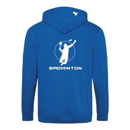 MSV Badminton Hoodie-Jacke in Königsblau