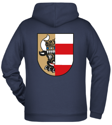 KING Hoodie mit Wismarer Wappen Rückenlogo