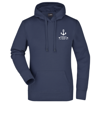 QUEEN Hoodie mit kleinem Anker Logo