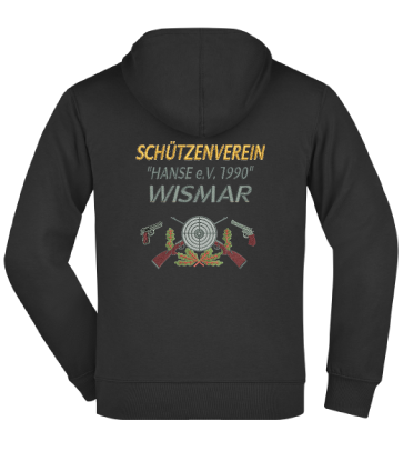 Bestickte Premium Hoodie-Jacke Unisex