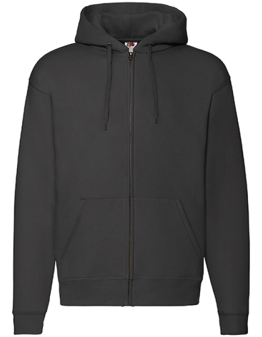 Bestickte Premium Hoodie-Jacke Unisex