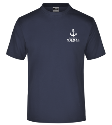 T-Shirt mit kleinem Anker Logo