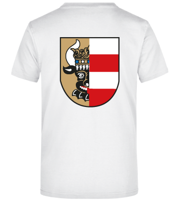 T-Shirt mit Wismarer Wappen Rückenlogo