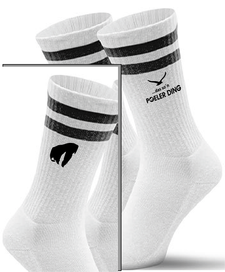 Tennis Socken "Poeler Ding"